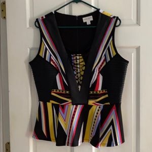 Bisou Bisou sleeveless top size L